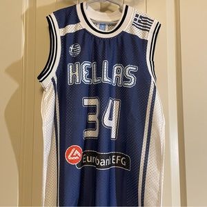 Giannis Antetokounmpo Greek jersey men’s small bought  in Greece